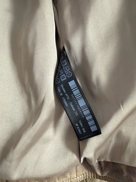 кожанная куртка от Massimo Dutti