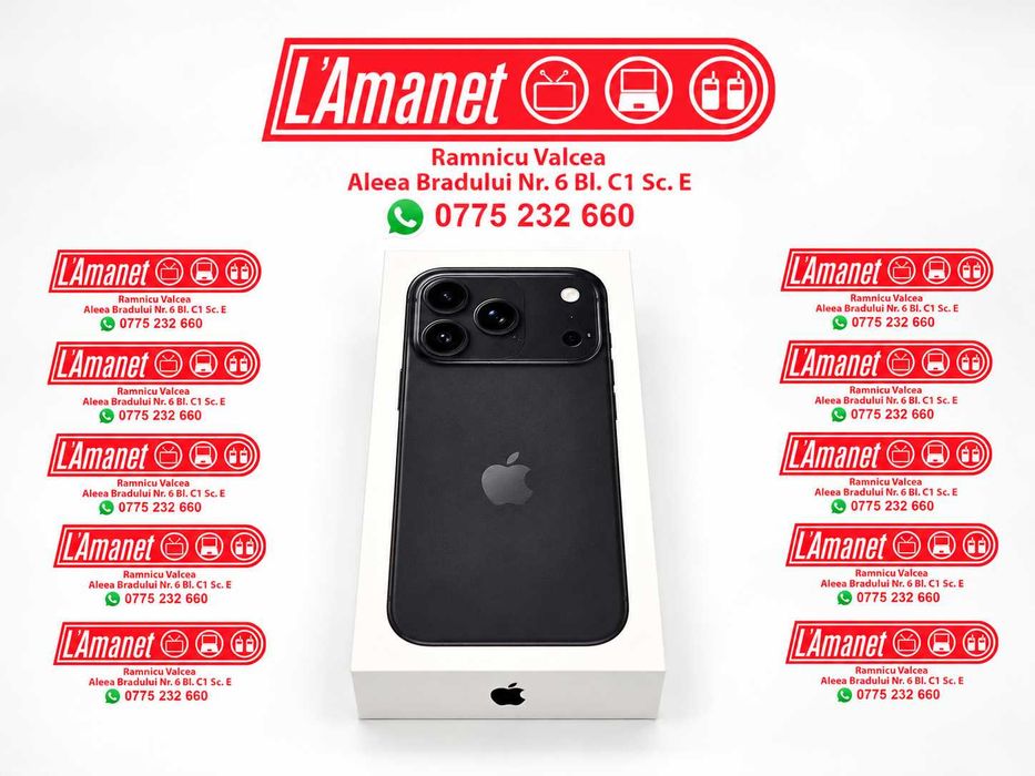 iPhone 18 Pro Black 512GB Neverlocked Sigilat FullBox Garantie 2 Ani