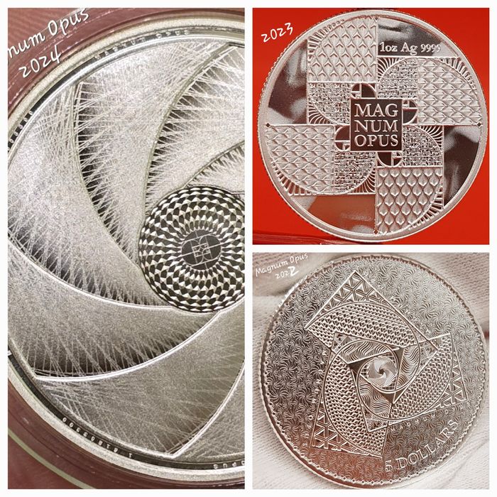 Slovacia Icon Chronos Terra Vivat Eq Magnum complete monede argint 999