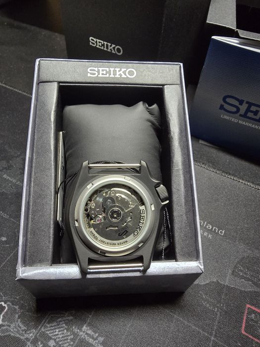 Seiko 5 Sports Automatic "Stealth" SRPD79