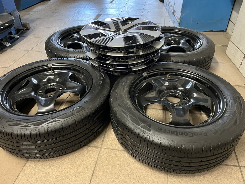 Roti/jante /anvelope 195/55/16-4x100 r16 logan,jogger,lodgy,sandero,doker,dacia