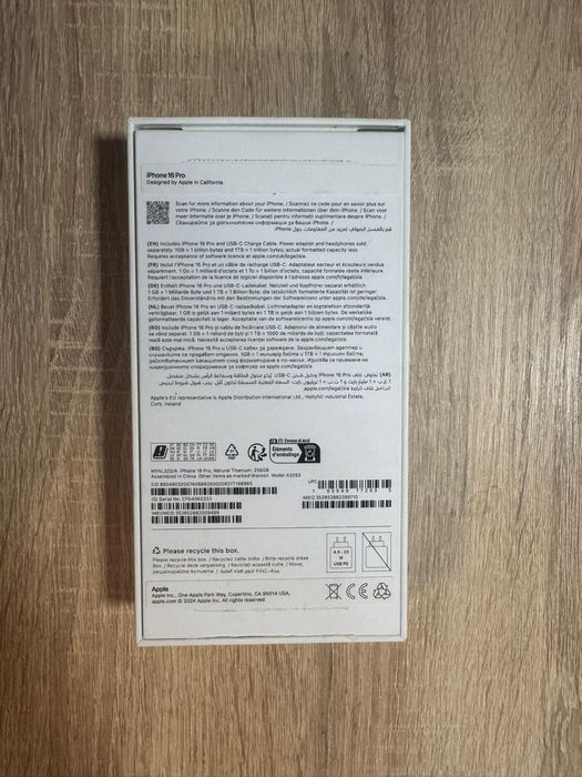 Iphone 16 Pro 256gb Natural