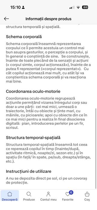 vand domyos kit exercitii babygym 2-6 ani