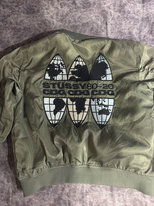 Бомбер Stussy x Comme des garcons