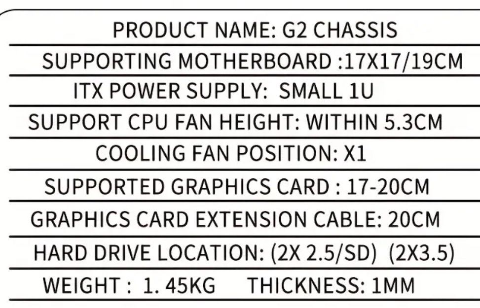 Carcasa calculator PC ITX
