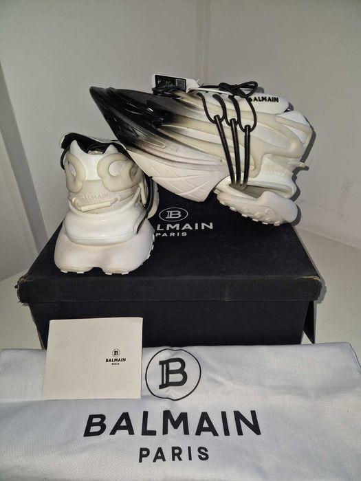 Adidasi Balmain Paris Unicorn White Gradient Size  40  41  43  44