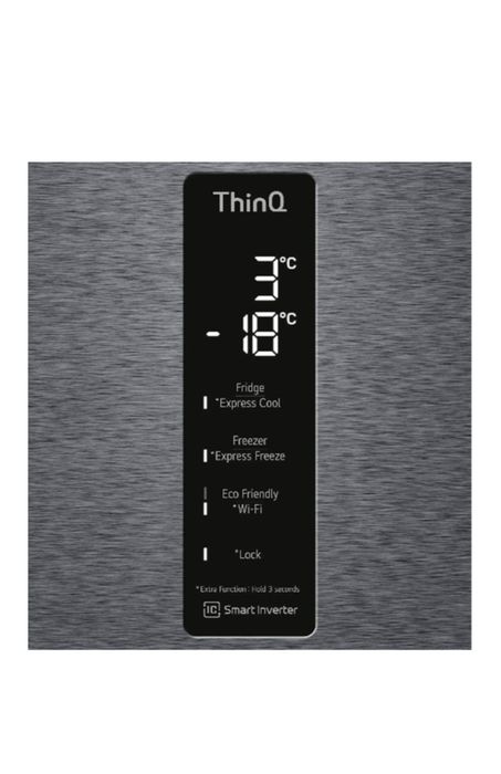 Холодильник LG серый