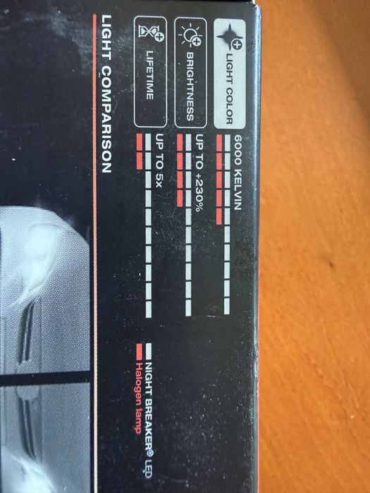 LED OSRAM, Night breaker H4. Оригинални!