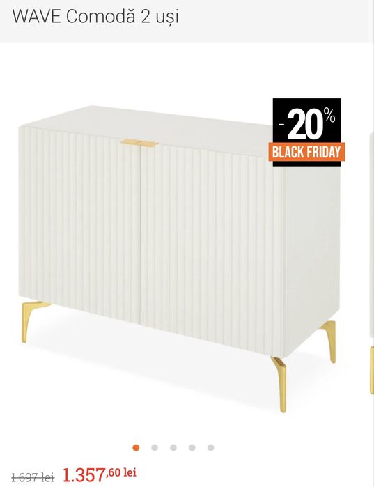 Set 2 comode bej mobexpert ca noi