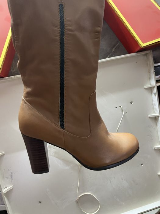 Продам сапоги кожа