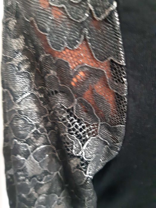 Body din dantela, Tezenis, de culoare negru