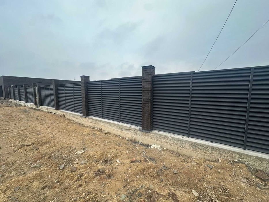 Забор жалюзи производство.