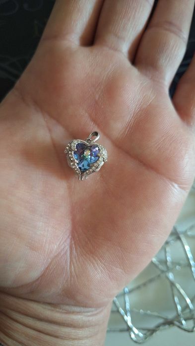 Сребърни колиета сърца