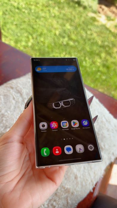 Samsung Galaxy S22 Ultra 256 GB - Бял, като нов !