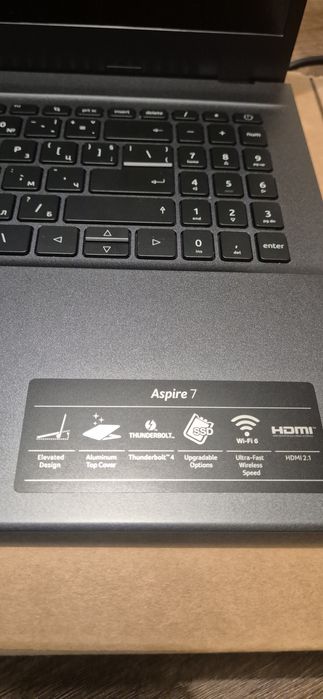 Acer aspire 7 A715 76G геймърски лаптоп