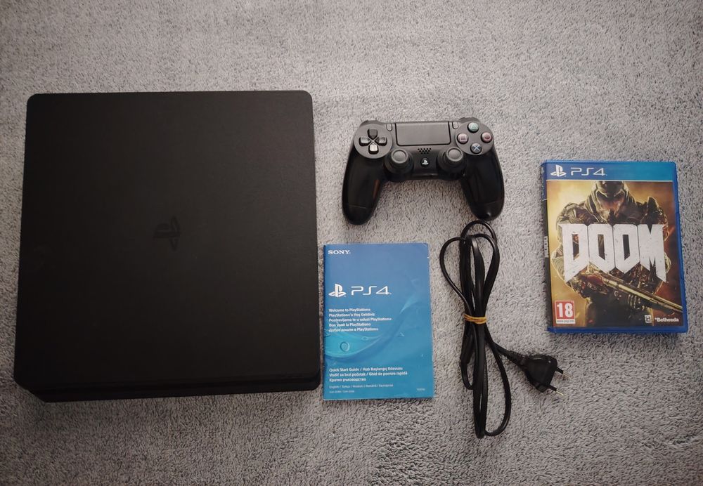 PlayStation 4 Slim 1TB (CUH-2216B) – Като нов, обслужен + ПОДАРЪЦИ