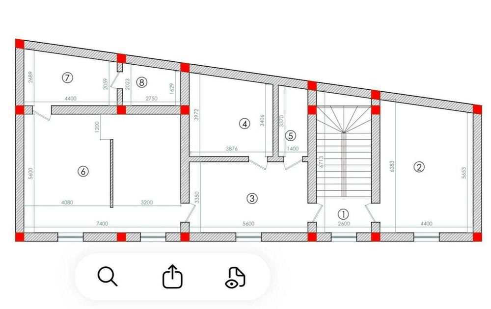 Сдается/ площадь 205 м2/ 5 комнат/ учебный /Стоматология/ Офис/ 12 у.е
