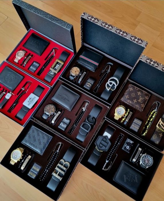 Truse cadou barbati7 piese/cutie,saculet,etichetă