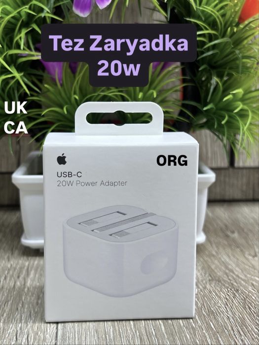 Iphone zaryadka| Apple Adapter 20w |24/7 Dostavka|  iphone zaryadchik|