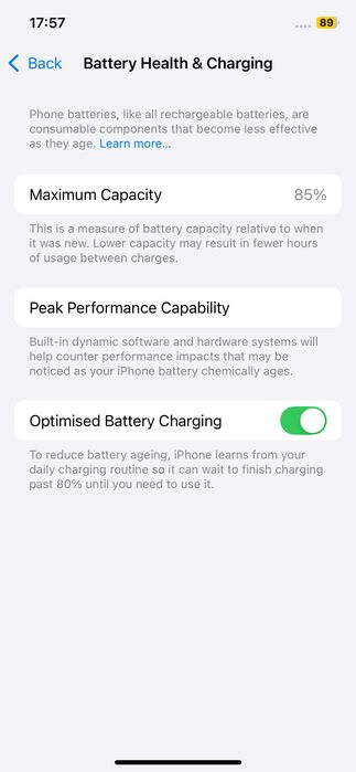 Apple iPhone 12, 64 GB, Blue, 85% Battery, Perfect