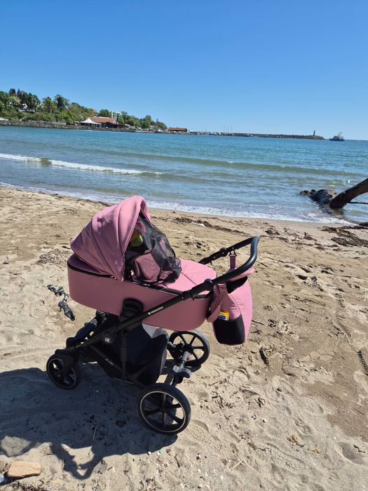 Детска количка Кика боо Amani pink 2 в 1