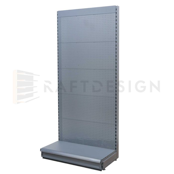 Rafturi metalice cu spatare perforate si agatatori