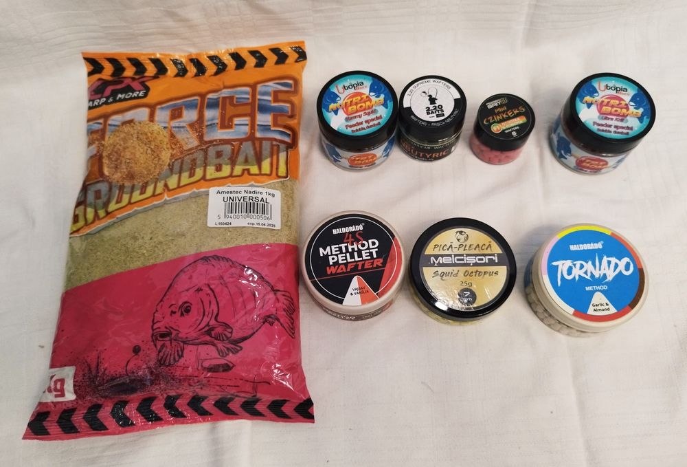 Lot wafters-uri Utopia, 2.20 Baits Haldorado Pică Pleacă Feeder Bait si nada CPK universală