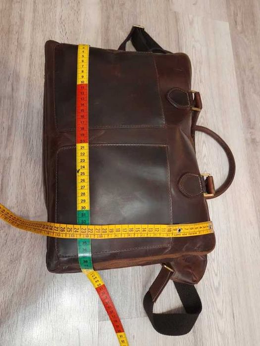 Geanta piele naturala laptop weekender HGL Leder Germany