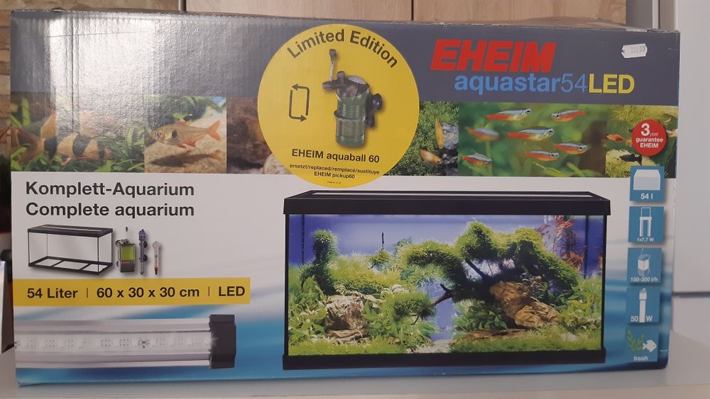 Аквариум за рибки- Eneim Agustar54 LED