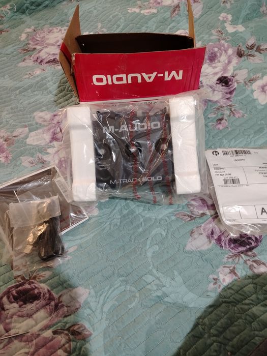 M - audio zvukavoy karta hali ishlatilmagan