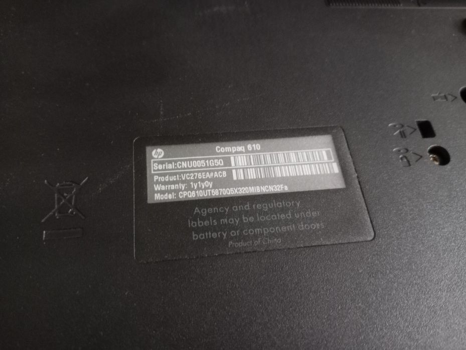 Hp Compaq 610 Core2Duo!