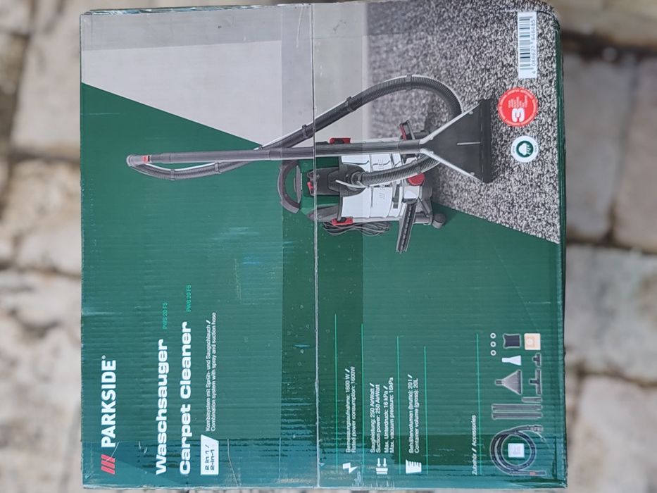 Aspirator Parkside injectie-extractie, pt spălare tapițerie auto,canap