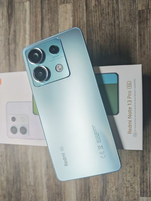 Като нов Redmi Note 13 Pro 5G 8 GB RAM 256 GB ROM Гаранция