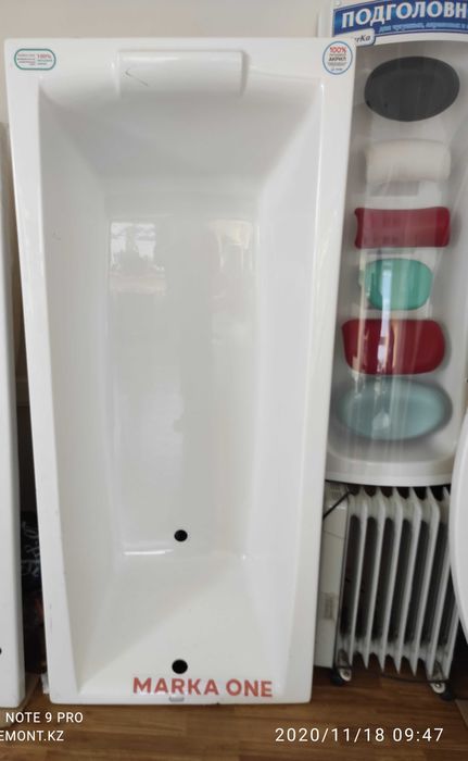АКЦИЯ!!!Акриловая ванна Aelita 180*80 см+ножки (РФ) Со склада в Астане ...