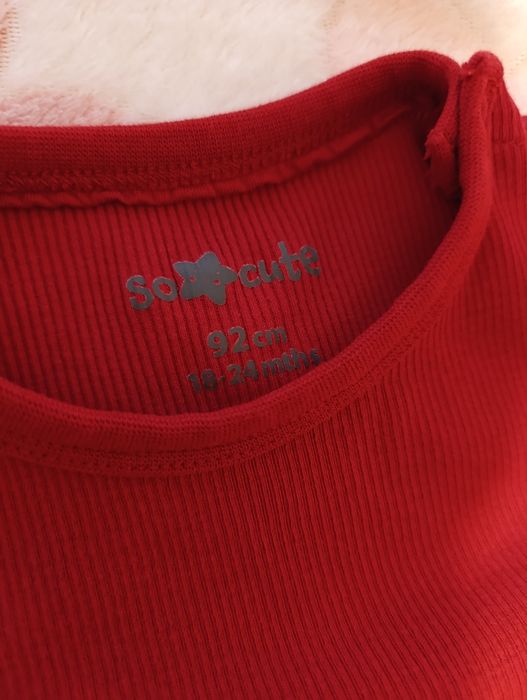 Rochie roșie fetițe 92