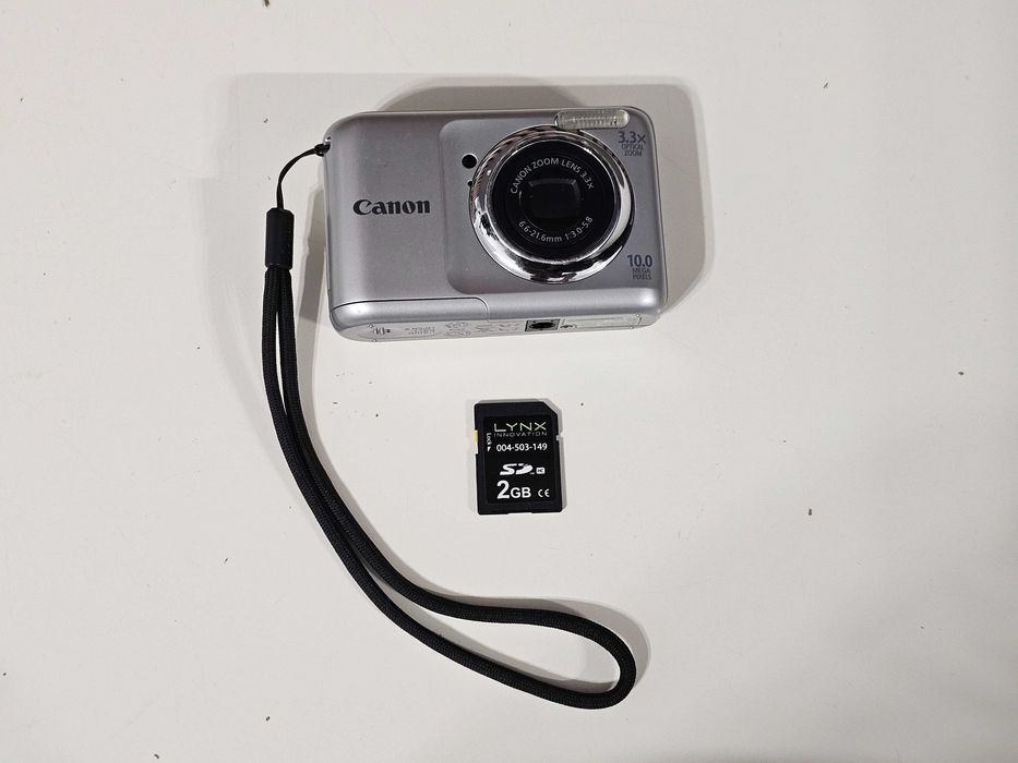 Y2K Aparat foto digital compact Canon Powershot A800 10MP 3.3xZoom