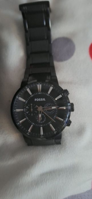 Ceas fossil cu curea metalica