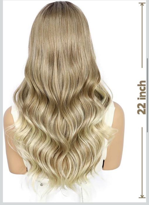 Перука омбре с къдрици