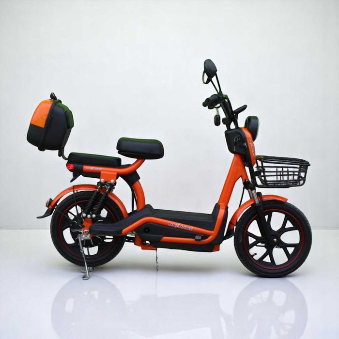 Електрически скутер с педали MaxMotors EBZ 18 750W/48V/20Ah - ORANGE