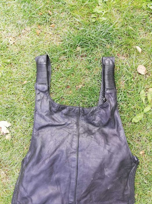 Мото гащеризон от естествена кожа