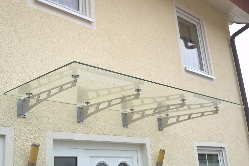 Козирок для навес стеклянный