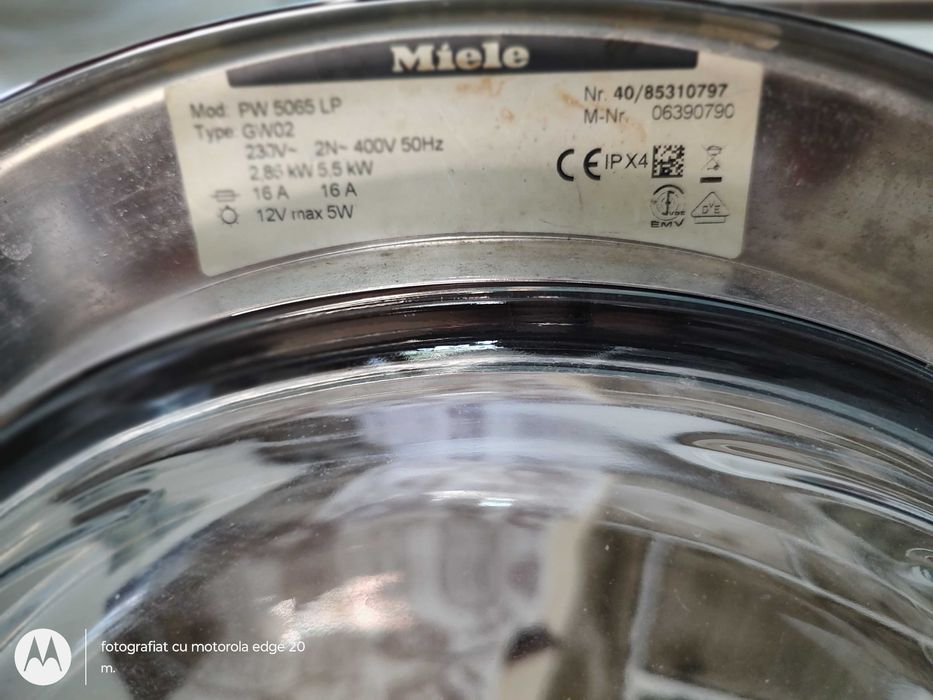 Masina de spalat Miele PW 5065, profesional 6,5Kg, 1400rot/min