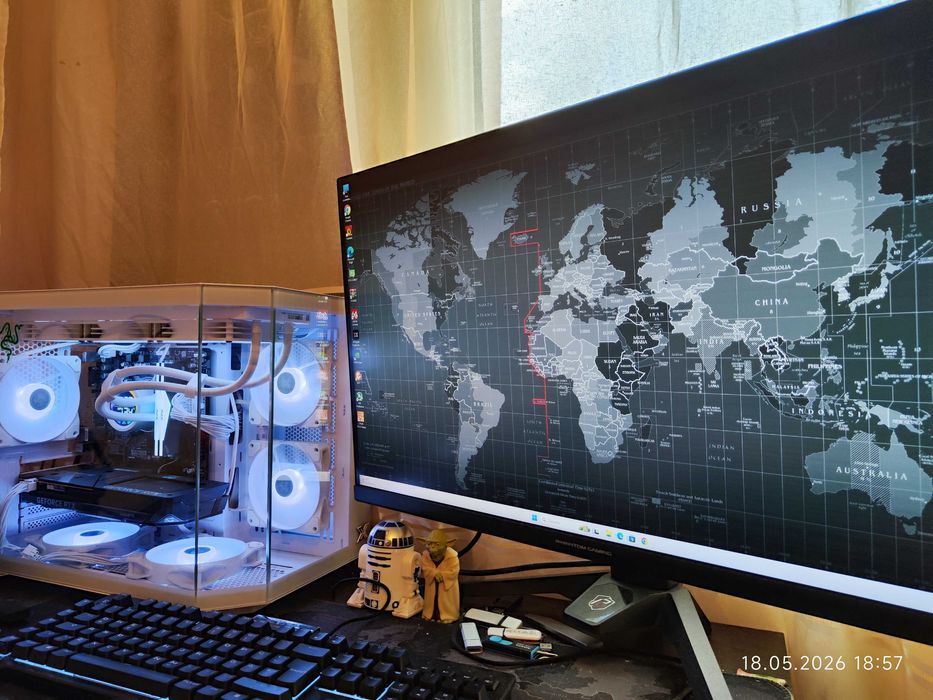 Геймърски Ryzen 7 7800X3D, RTX 5050 8GB, RAM 32GB DDR5, SSD 1TB NVME