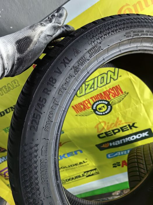 225/45R18 Continental 2022 7,6-5,6mm stare foarte buna