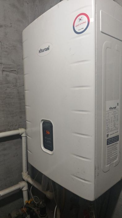 Продам газовый котел Kiturami б/у на 240 кв.м.