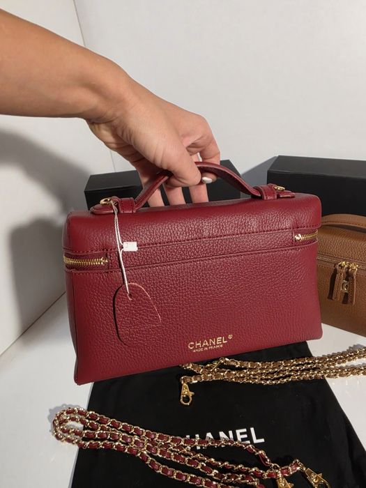 Дамска чанта Chanel Lunch Box 26C Red