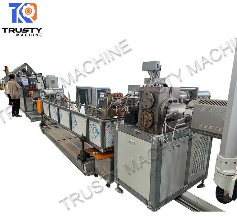 экструзионная линия для производства ПЭТ упаковочной ленты