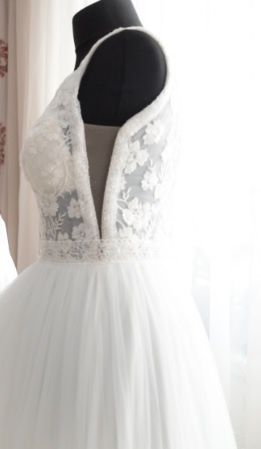 Rochie de mireasa Elegance cu trena