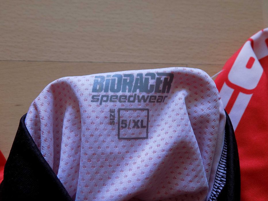 вело джърси bio racer/endura екип блуза оригинал колоездене мъжко XL/M