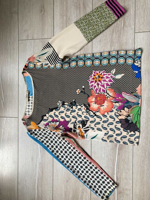 ETRO Milano женска копринена блуза фланела коприна размер IT40 / S